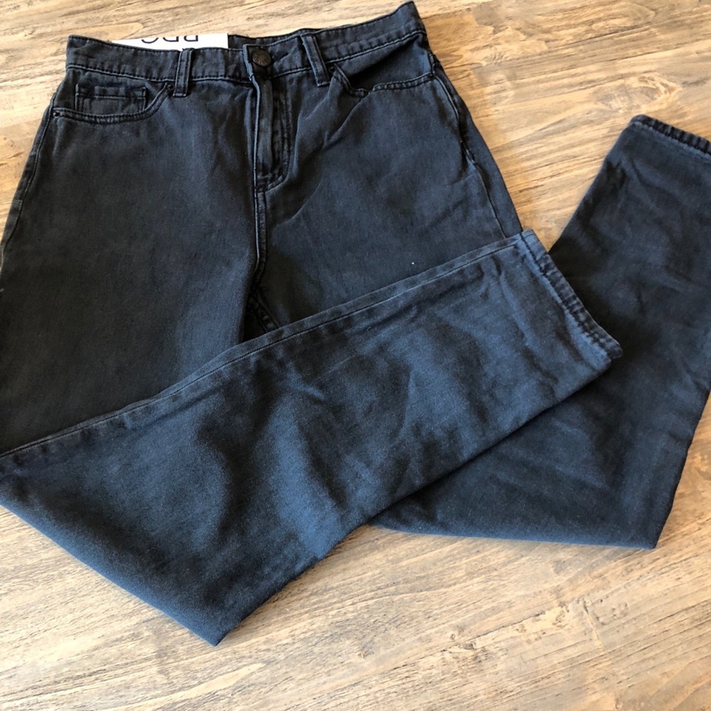 Black Denim High Wasted Mom Urban Outfitters Jeans